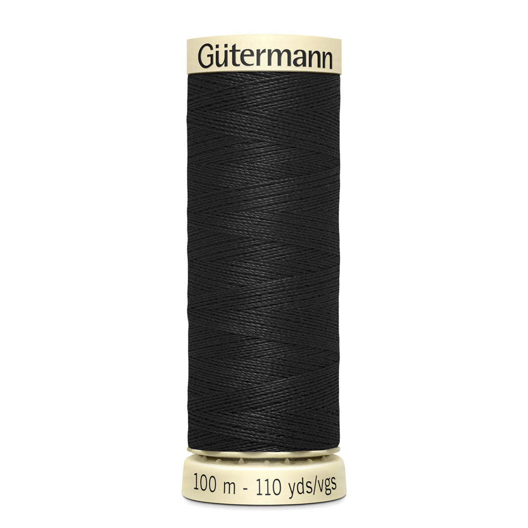 Gutermann Natural Cotton Thread 110yd Black