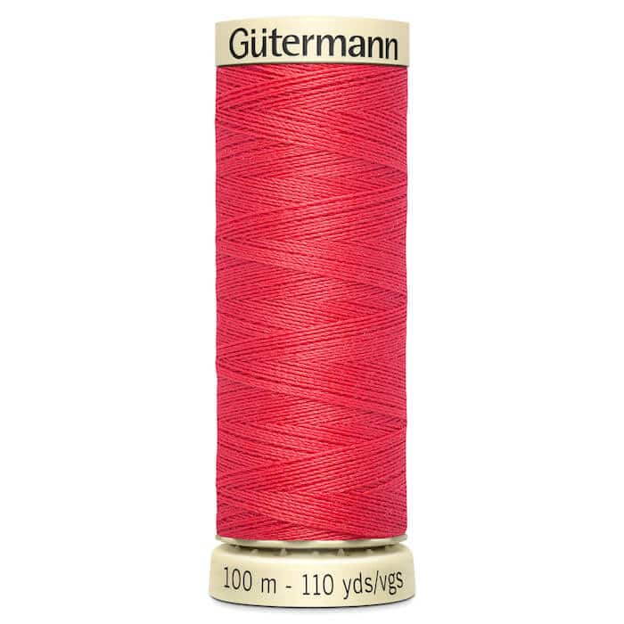 Gutermann Natural Cotton Thread 110yd Coral Red