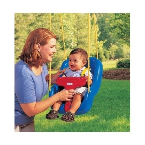 Little Tikes Baby Boy Outdoor Swing Portable Hanging Toddler Rocker Blue New Toddler Swing