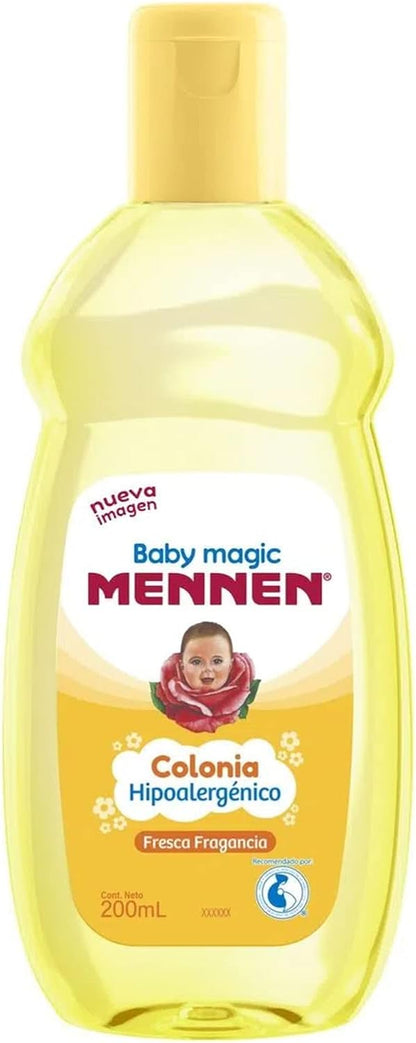 Baby Magic 2 Mennen Cologne 6.76 Fl Oz (2 Colonias Mennen Para Bebe 200 Ml)