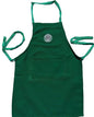 Ultimate Aprons Beautiful Green Apron Center Pocket Embroidered Logo Patch (Kids Medium (8-12))