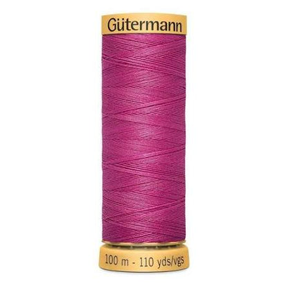 Gutermann Natural Cotton Thread 110yd Bright Pink