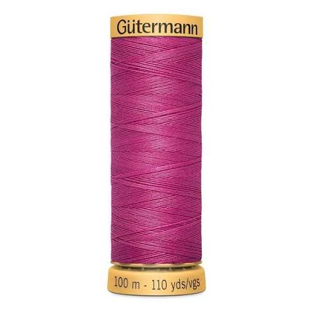 Gutermann Natural Cotton Thread 110yd Bright Pink