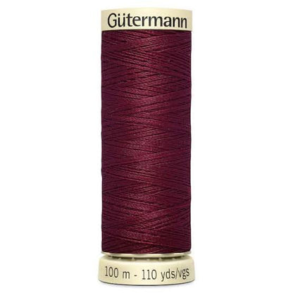 Gutermann Natural Cotton Thread 110yd Burgundy