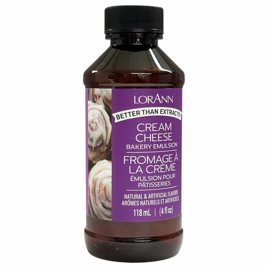 LorAnn Cream Cheese Bakery Emulsion, 4 oz - Intense Cream Cheese Flavour Extract for Baking, Cookies, Cupcakes, Frosting, Ice Cream, Smoothies and Beverage - Vegan, Gluten, Sugar, and Nut Free (Copy)
