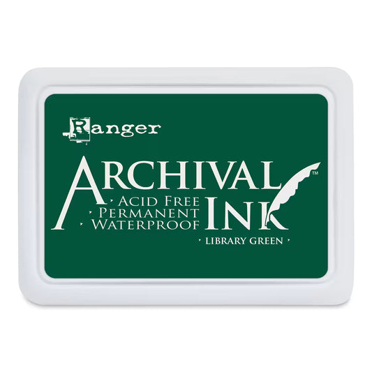 Ranger Archival Inkpad, Library Green
